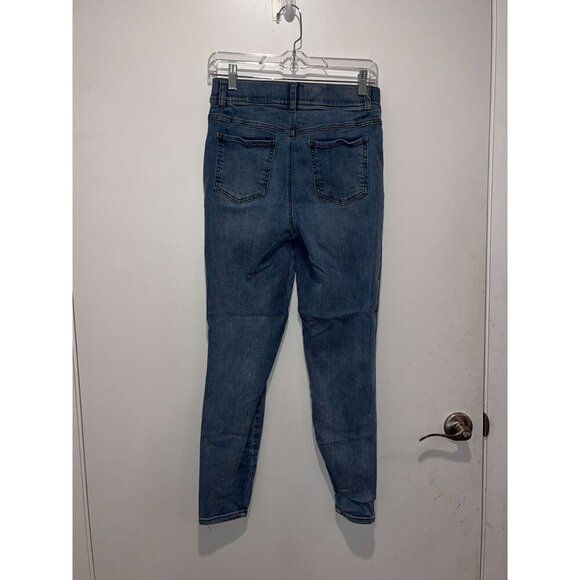 Spanx Blue High-Rise Skinny Stretch Women's Jeans Size Medium - Picture 3 of 9